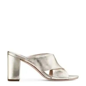 Stuart Weitzman Garlene Leather Sandsls